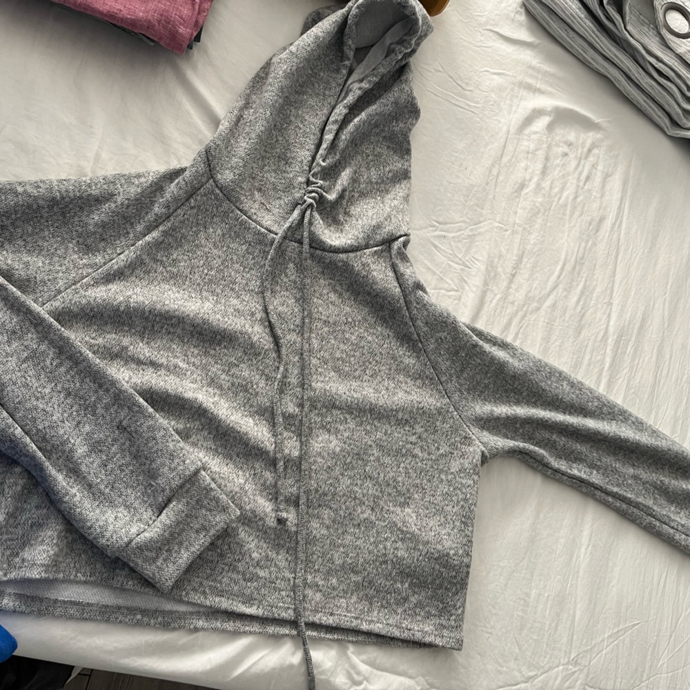 Crop top hoodie